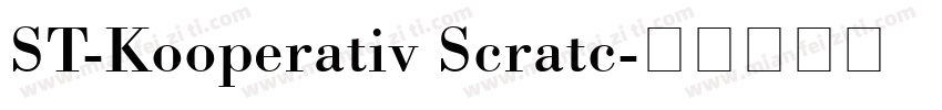 ST-Kooperativ Scratc字体转换